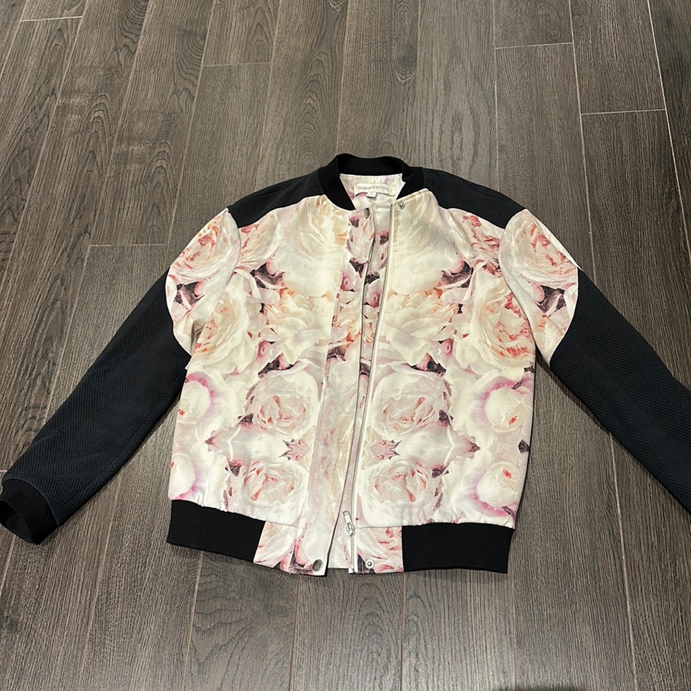 Finders Keepers floral bomber jacket